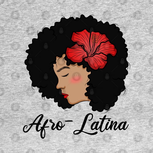 Pride Latina Afro Queen hispanic columbian gift idea present by MARESDesign